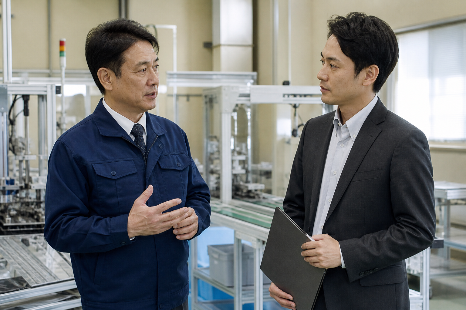 製造現場での対話